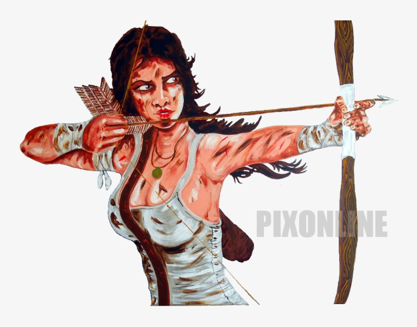 Lara Croft Png - Sword, transparent png #1624692