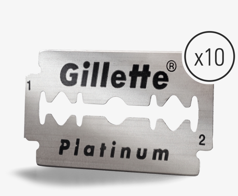 Razor Blade Png - Gillette Platinum Sheet 5, transparent png #1624756