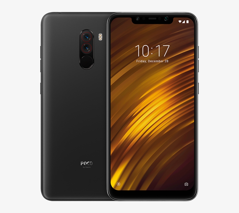 Global Version Xiaomi Pocophone F1 Poco F1 6gb 64gb - Xiaomi Pocophone F1 Black, transparent png #1624910