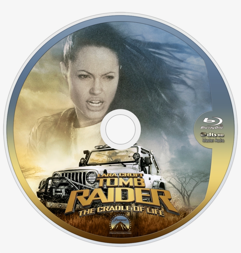 Lara Croft Tomb Raider - Tomb Raider The Cradle Of Life Dvd Label, transparent png #1624914