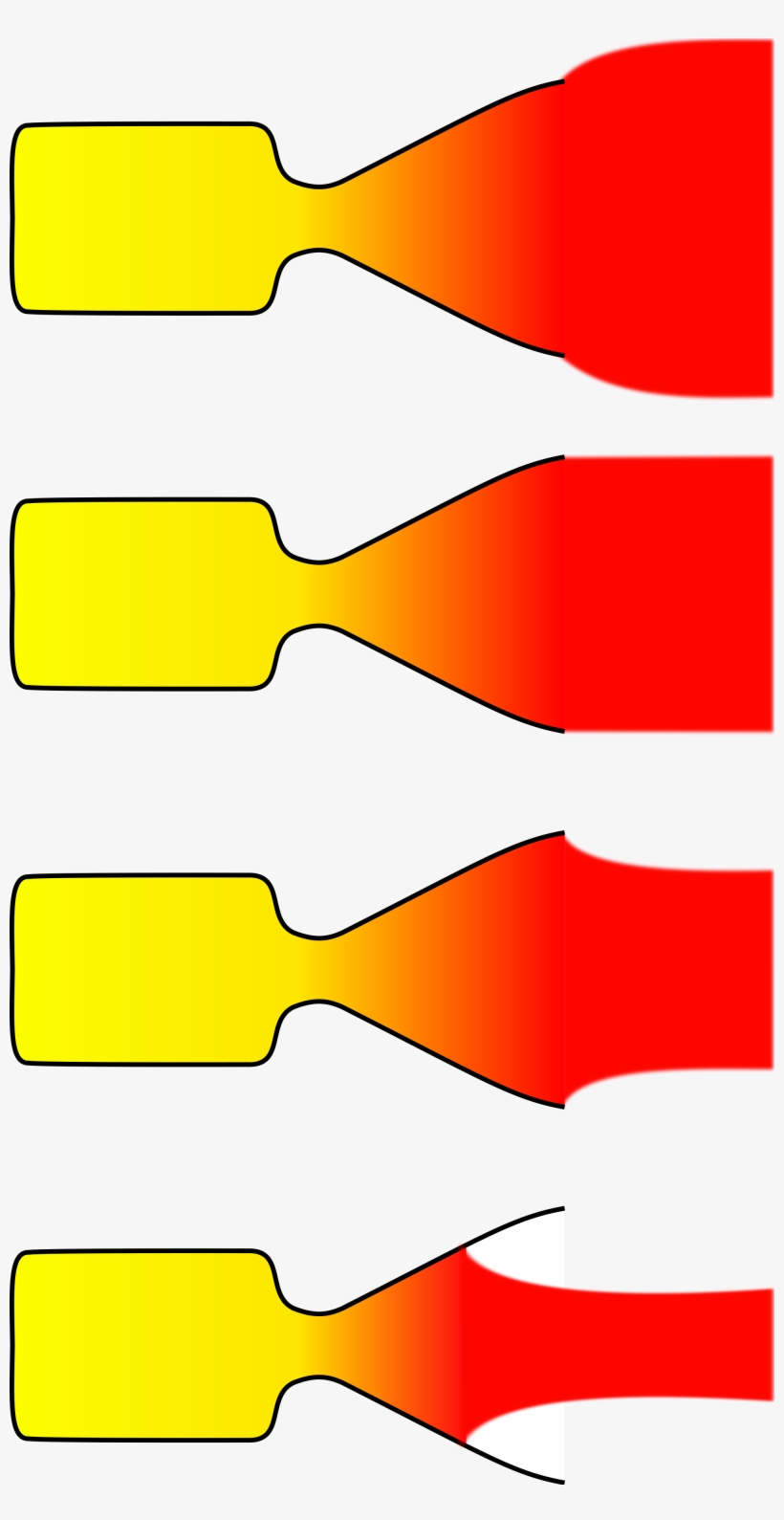 Rocket Thrust Is Caused By Pressures Acting In The - Nozzle Expansion, transparent png #1625062
