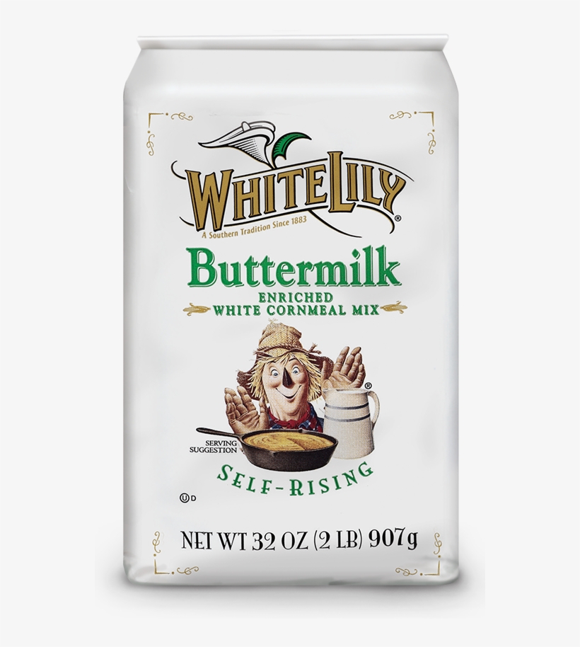 Enriched Self-rising Buttermilk White Cornmeal Mix - White Lily Buttermilk Cornmeal, transparent png #1625258