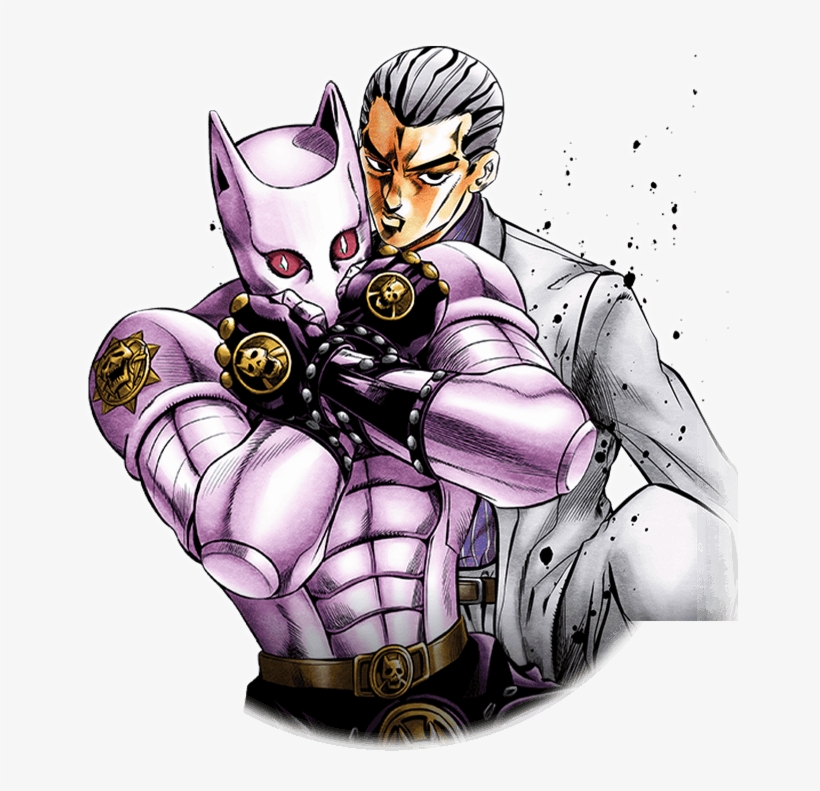 Unit Yoshikage Kira Login Bonus Killer Queen And Kira Free Transparent Png Download Pngkey