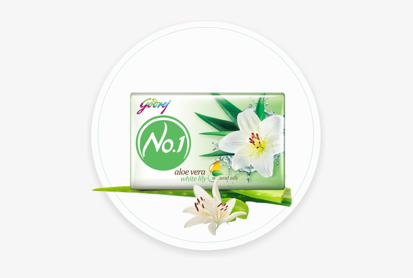 Godrej Aloe Vera And White Lily - Godrej No 1 Soap, transparent png #1625368