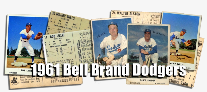 1961 Bell Brand Dodgers Baseball Cards - 1961 Bell Brand Dodgers #30 Maury Wills Psa 6 A6496, transparent png #1625914