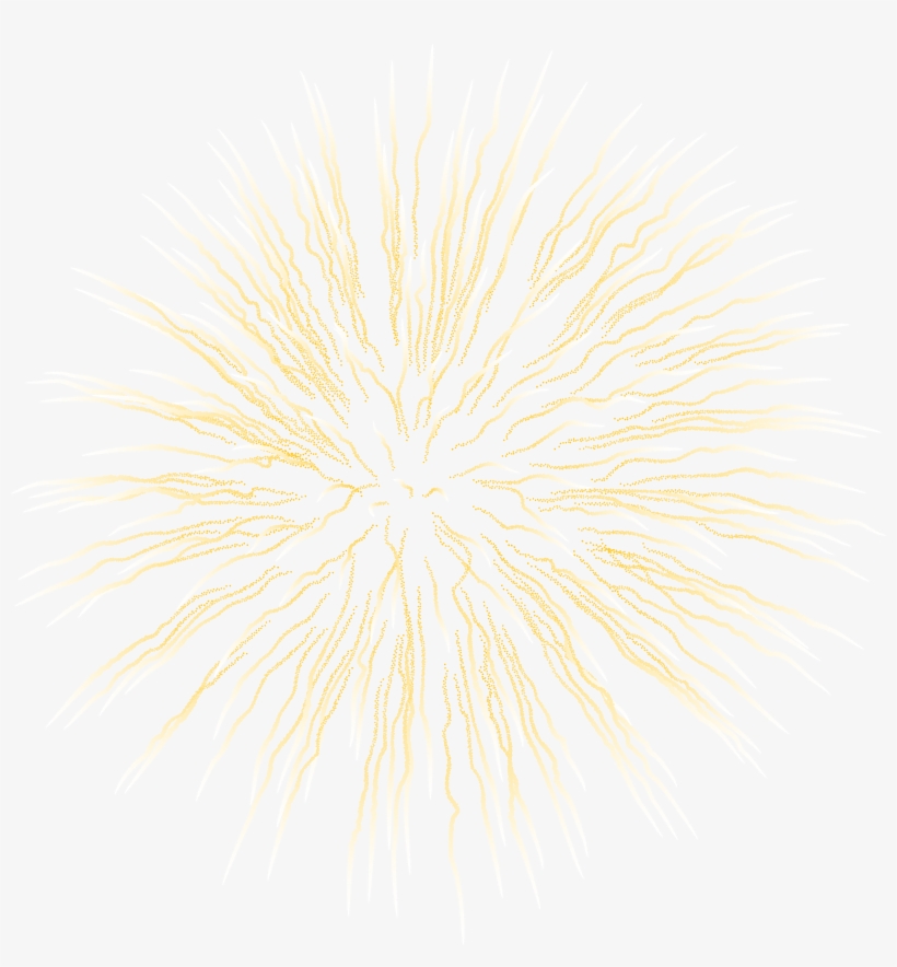 Gold Fireworks Png Download - High Quality Firework, transparent png #1626258