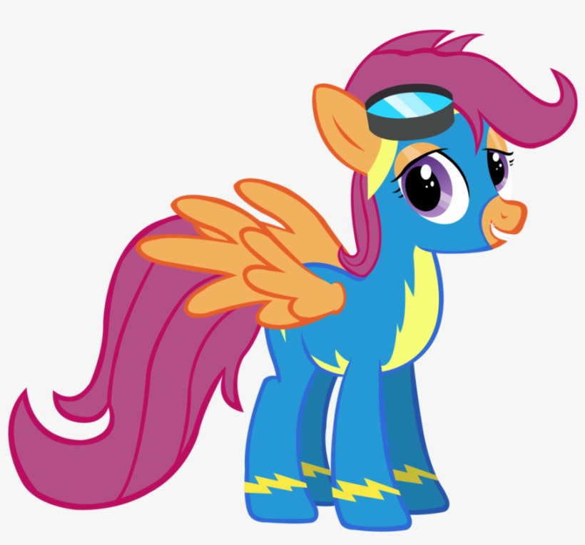 Scootaloo As A Wonderbolt - Scootaloo, transparent png #1626391