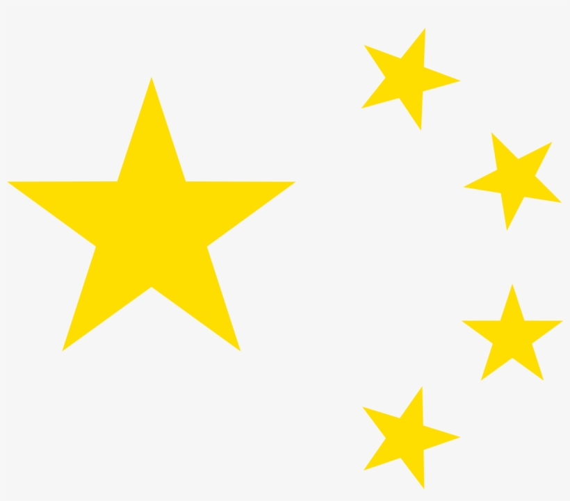 Stars Of China - Chinese Flag Yellow Stars, transparent png #1626538