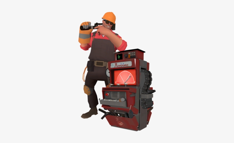 Engineer - Team De La Meme Fortress, transparent png #1626945