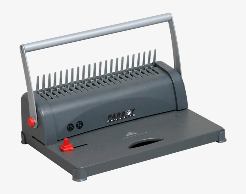 Parrot Products Parrot 450 Sheet Comb Binder Machine, transparent png #1626992