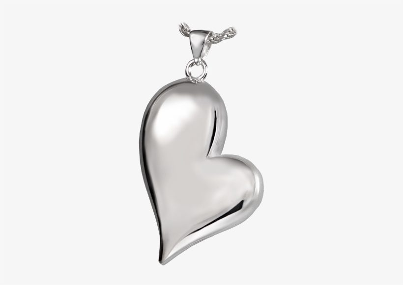 Teardrop Heart Cremation Pendant - Cremation Ashes Necklace, Teardrop Heart Pendant, Cremation, transparent png #1627000