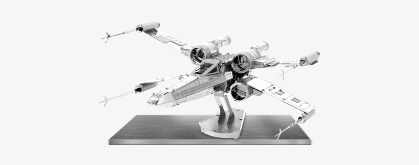 Picture Of Star Wars - Metal Earth Sw X-wing Metal Model, transparent png #1627075