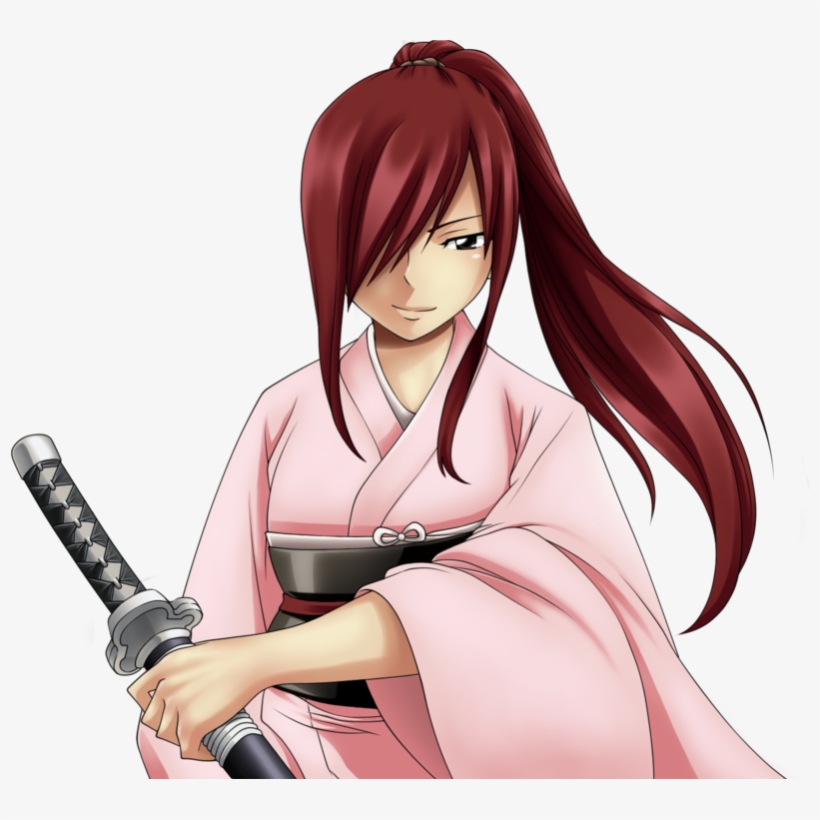 Erzascarlet Erza Fairytail Animegirl Freetoedit - Anime Erza Scarlet, transparent png #1627213