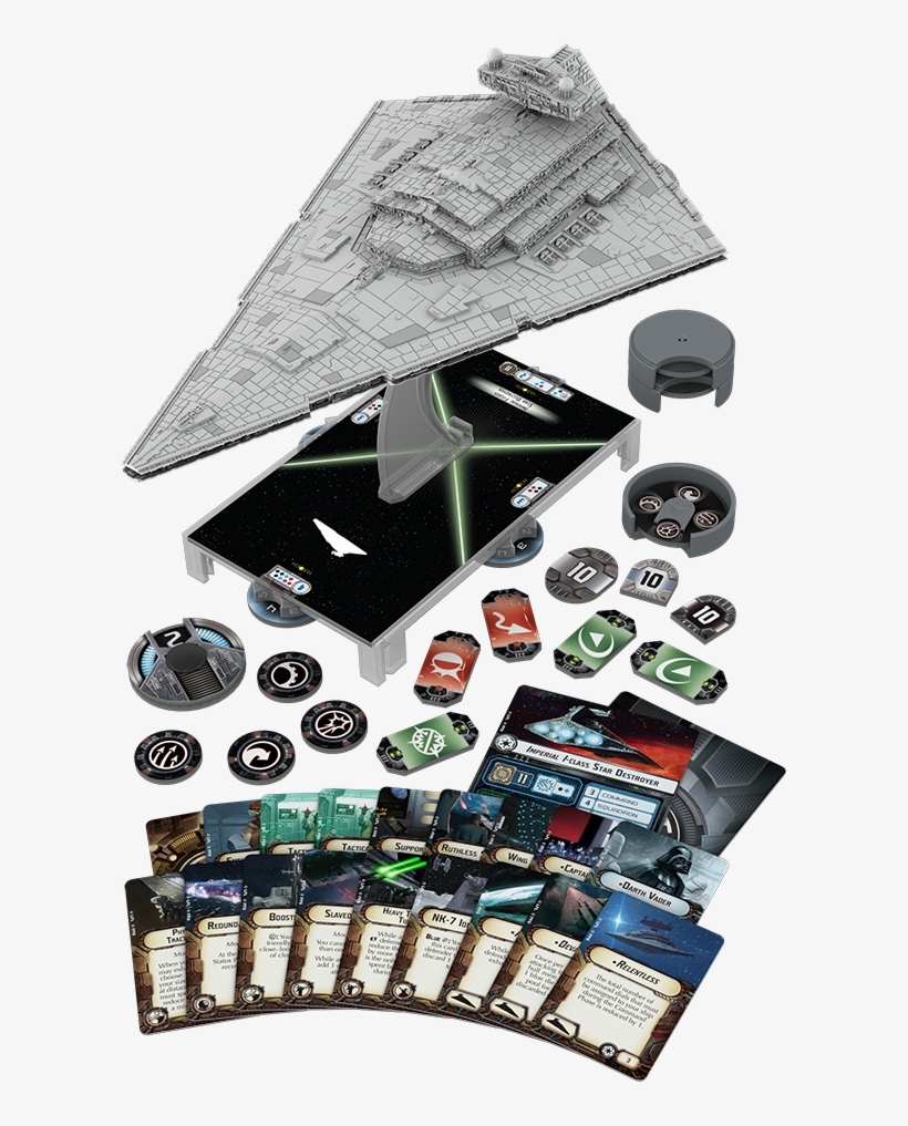 Armada Huge Ship - Star Wars Armada Imperial Class Star Destroyer, transparent png #1627299