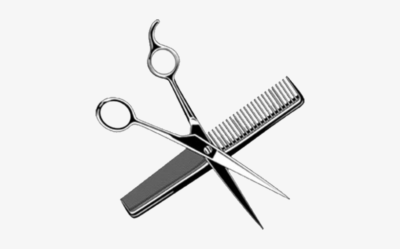 Clipper Vector Barber Equipment - Hair Scissors And Comb, transparent png #1627539