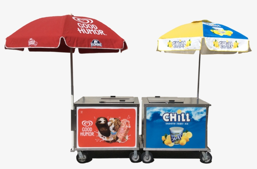 By Bringing In An Ice Cream Cart For The Day - Ice Cream Cart Png, transparent png #1627559