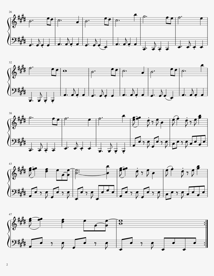 Heartache For Clarinet - Heartache Clarinet Sheet Music, transparent png #1627589