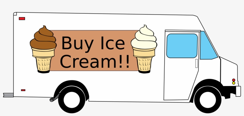 This Free Icons Png Design Of "buy Ice Cream" Truck, transparent png #1627604