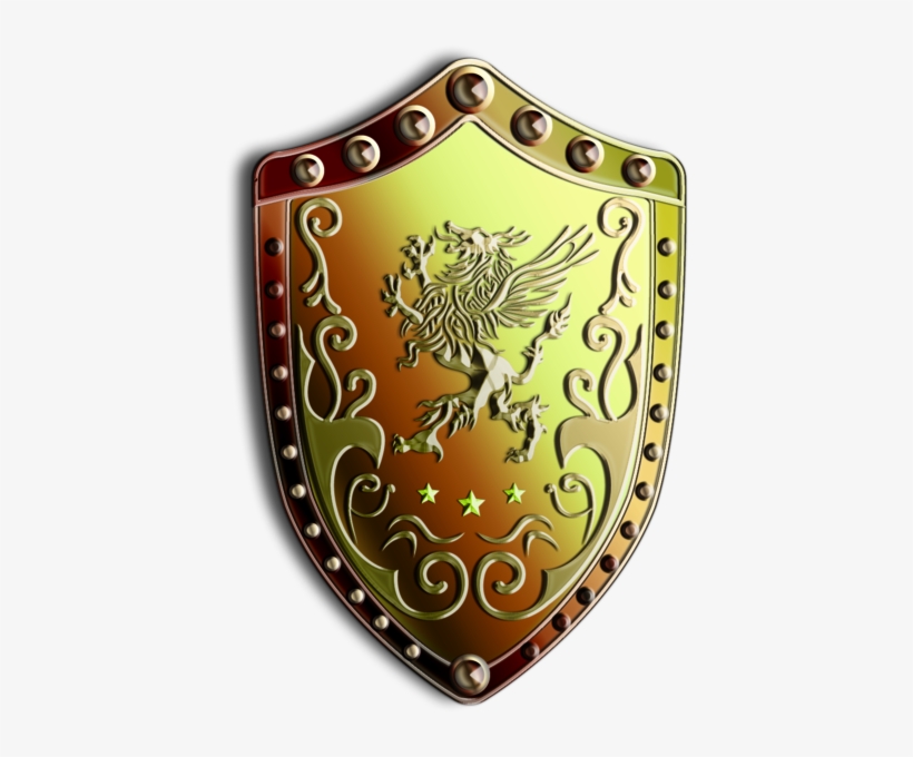 Gold Shield - Gold Ahield - Free Transparent PNG Download - PNGkey
