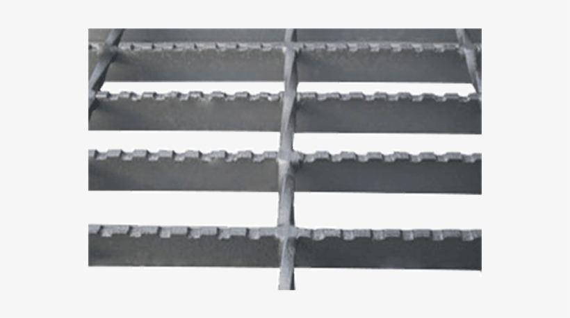 Serrated Loading Bar Steel Grating - Steel, transparent png #1628075
