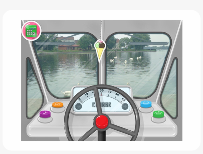 Ice Cream Truck - Inflatable Boat, transparent png #1628185