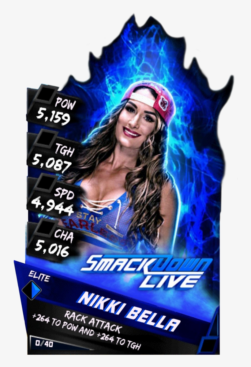 Supercard Nikkibella S3 Elite Smackdown 9618 - Becky Lynch Wwe Supercard, transparent png #1628829