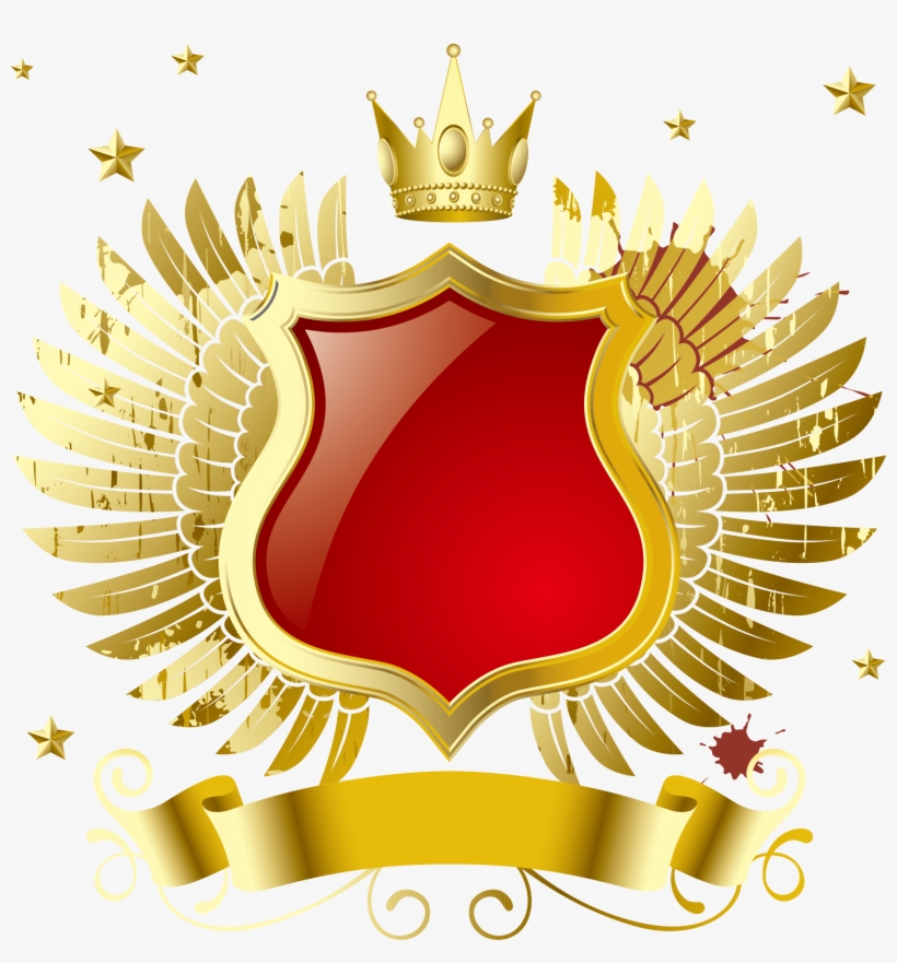 Download Mp3 Computer File - Golden Crown With Wings, transparent png #1628883