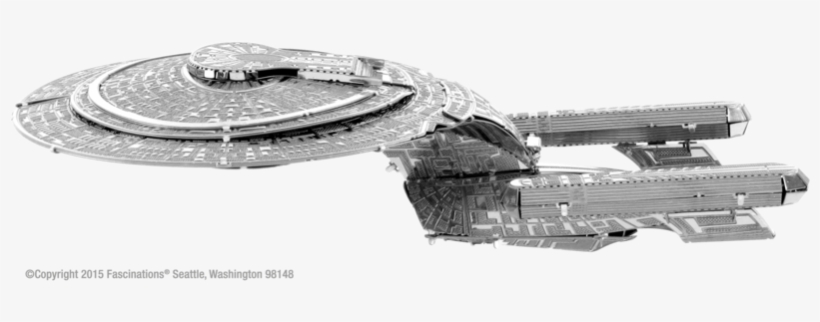 Fascinations Metal Earth Star Trek Enterprise Ncc-1701-d, transparent png #1629080
