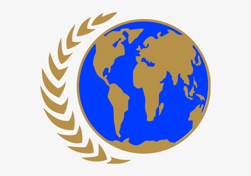 During The Original Run Of Star Trek - Earth Logo Png, transparent png #1629419