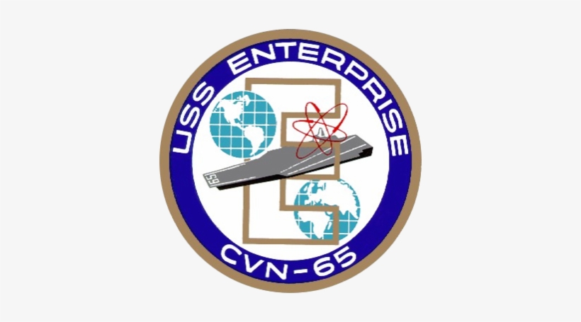 Seal Of Uss Enterprise - Uss Enterprise Cvn 65 Logo, transparent png #1629437