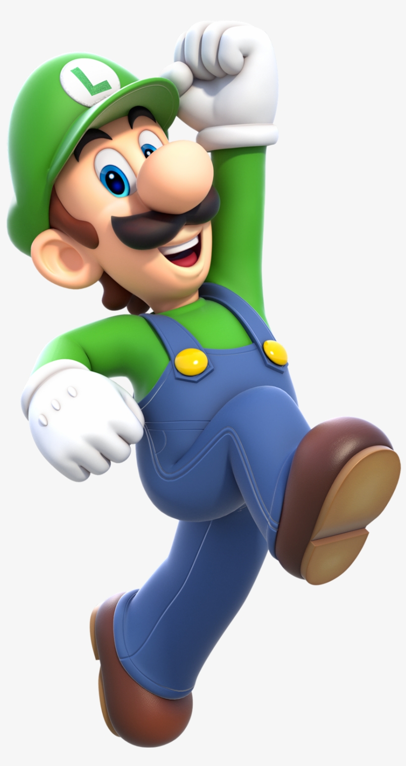 Luigi Clipart Paper Mario - Super Mario Luigi Png, transparent png #1629604