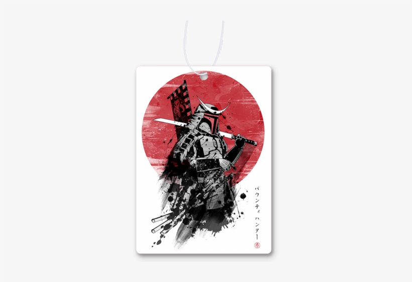 Mandalorian Samurai Air Freshener - Boba Fett Samurai Tattoo, transparent png #1629812