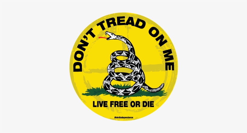 Round Don't Tread On Me - Dont Tread On Me Flag, transparent png #1629876