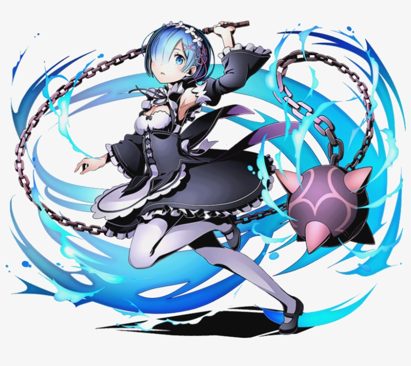 Rem Re Zero Art - Re Zero Rem's Weapon, transparent png #1630359