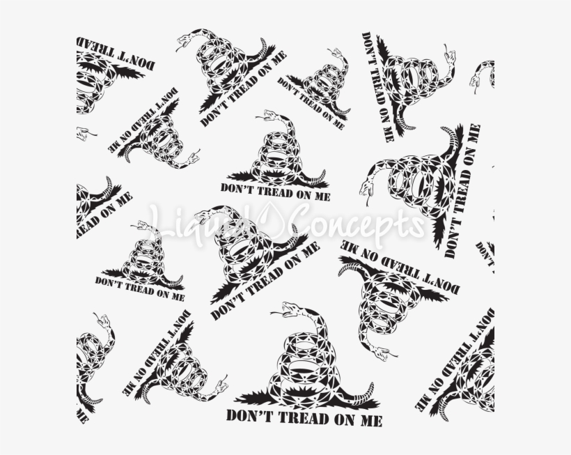 Dont Tread On Me Hydrographics Films - Treten Sie Nicht Auf Mir Karte, transparent png #1630540