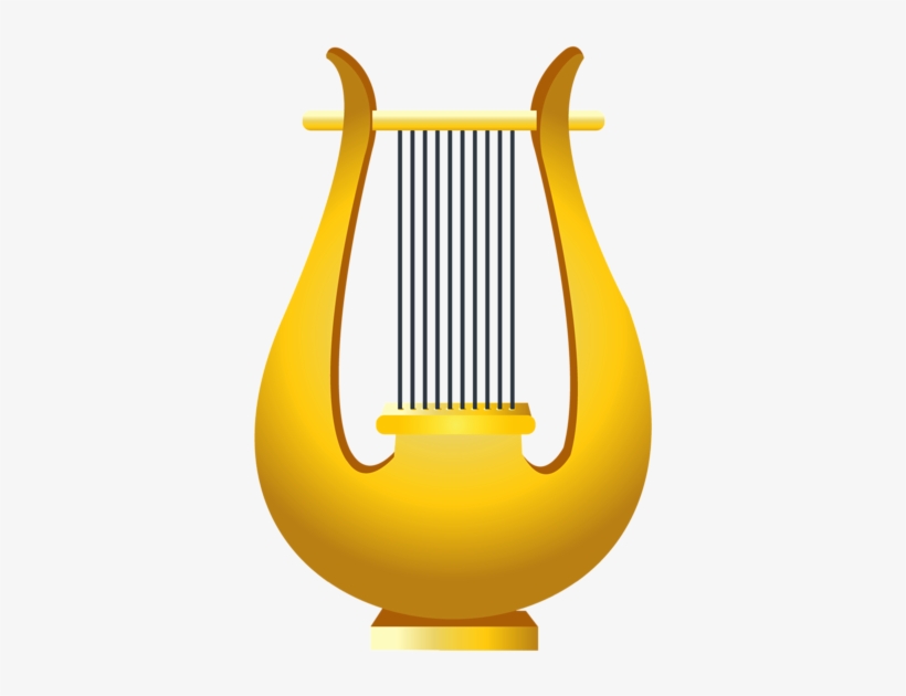 Gold Png Picture Bailes Notas Musicales E - Golden Harp Clipart, transparent png #1630561