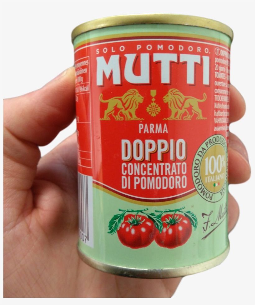 Mutti Puree Tomatoe Concentrate Ml 140 In Tin X, transparent png #1630750