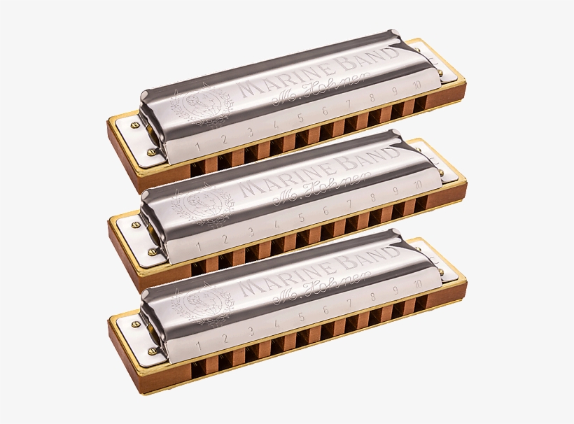 Hohner 1896 Marine Band Harmonica Propack - Marine Band Harmonica, transparent png #1630787