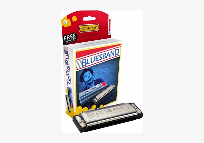 Bluesband Harmonica - Hohner Bluesband Diatonic Harmonica -, transparent png #1630890
