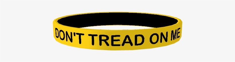 Don't Tread On Me - Silicone Wristband Dont Tread On Me, transparent png #1630953