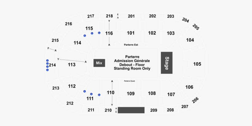 Charleston Pac Seating Chart