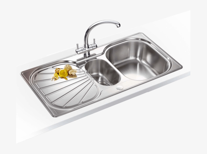 Franke Erica Inset Eux651 Stainless Steel Sink - Franke Eux651 965mm Wide Erica Inset Sink In Sta, transparent png #1631305