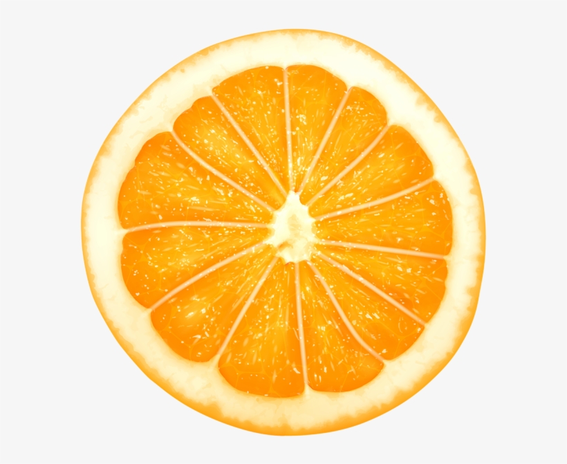 Orange Slice Png Clip Art Transparent Image - Orange Clipart Transparent Background, transparent png #1631306