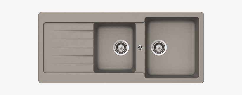 Evier Cristalite Typos 2 Bacs, transparent png #1631430