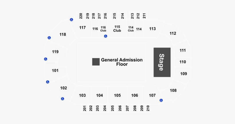 Seating Chart Showare Center