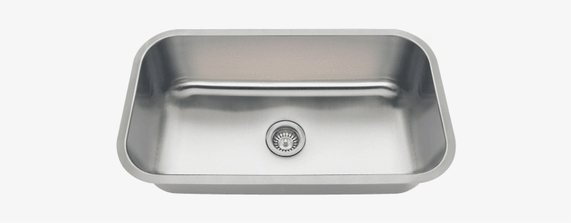 Stainless Steel Sink, 32-1/4" Single Bowl, Undermount - Polaris Sinks Pc8123 Single Bowl Stainless Steel Sink, transparent png #1631541
