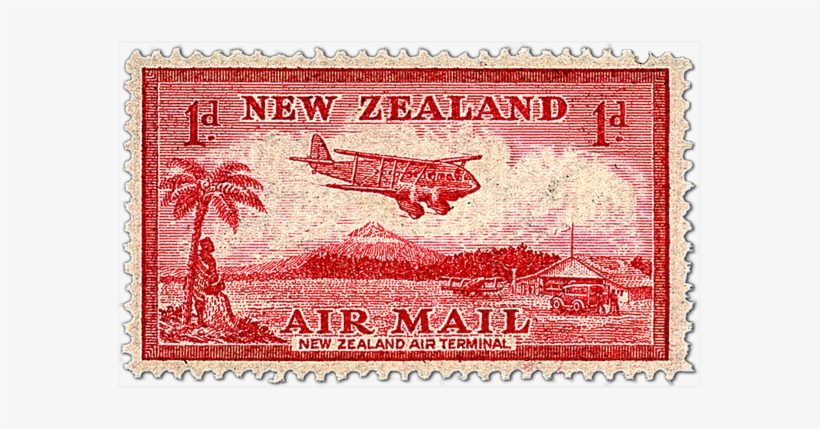 Single Stamp - New Zealand Air Mail, transparent png #1631813