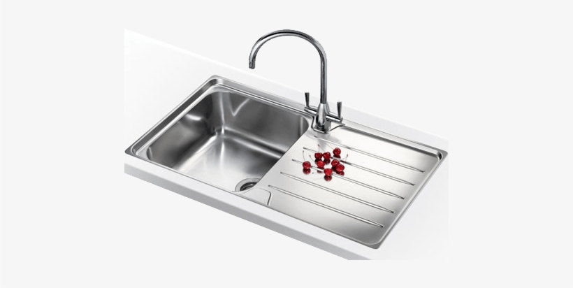 1 Bowl Stainless Steel Kitchen Sinks - Kitchen Sink Stainless Steel, transparent png #1631815