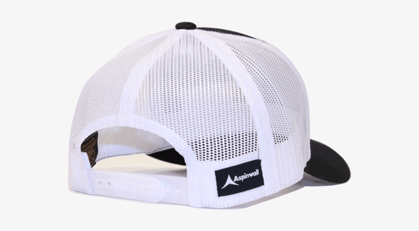 Aspinwall Granite Trucker Hat Black White Back - Baseball Cap, transparent png #1631888