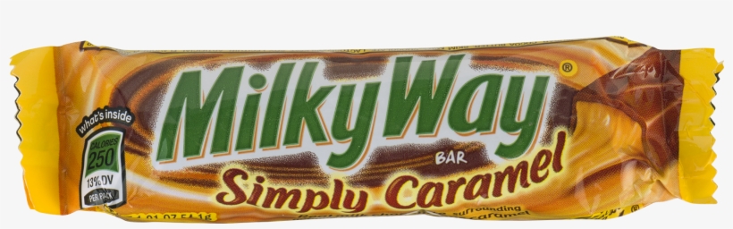 Milky Way Simply Caramel Milk Chocolate Singles Size, transparent png #1631918
